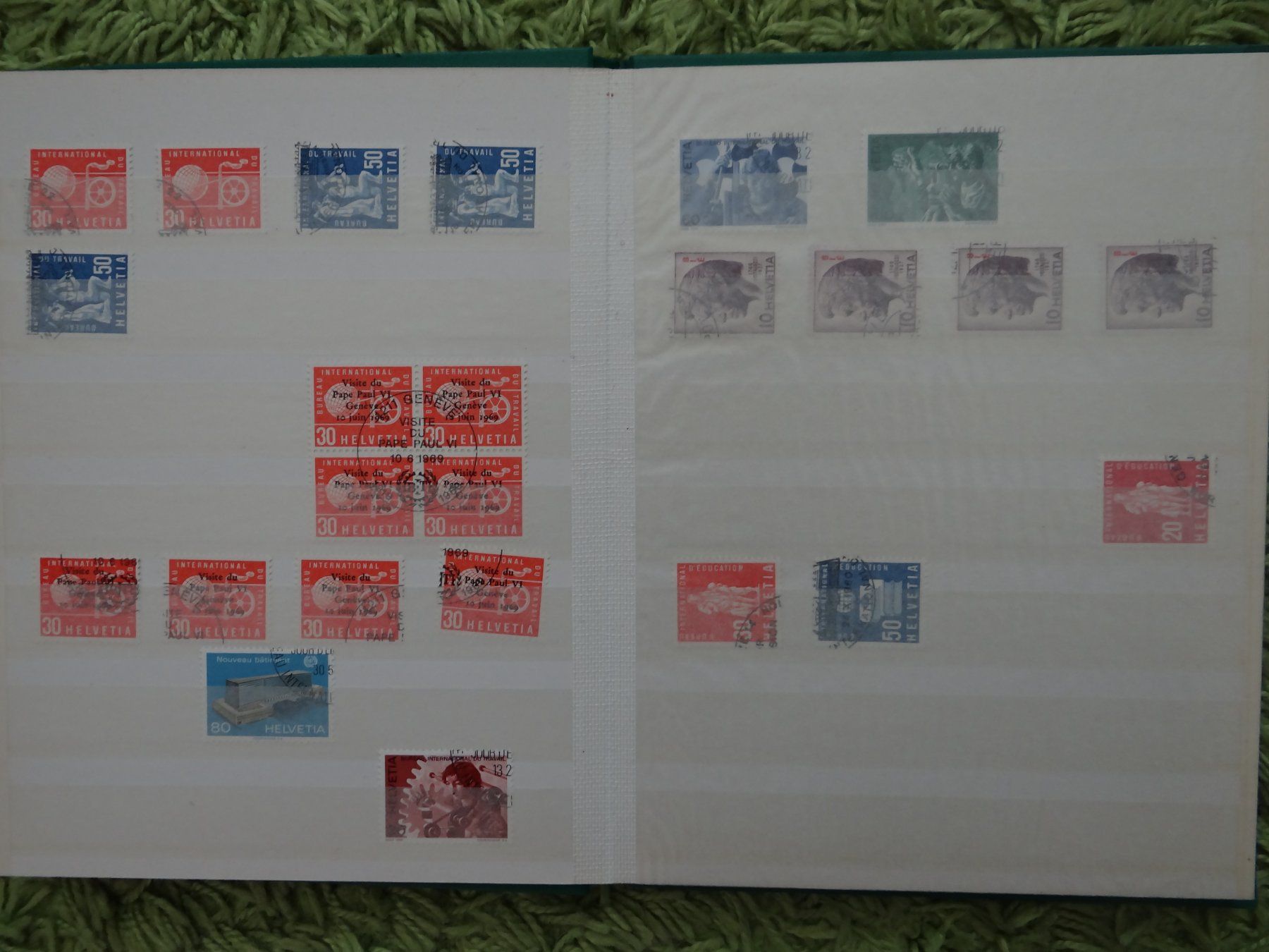 Tutti i francobolli: Tolle Sammlung Dienstmarken/Genfer Ämter ab CHF 1.-- – Usato da Kriens venduto da Na4 2