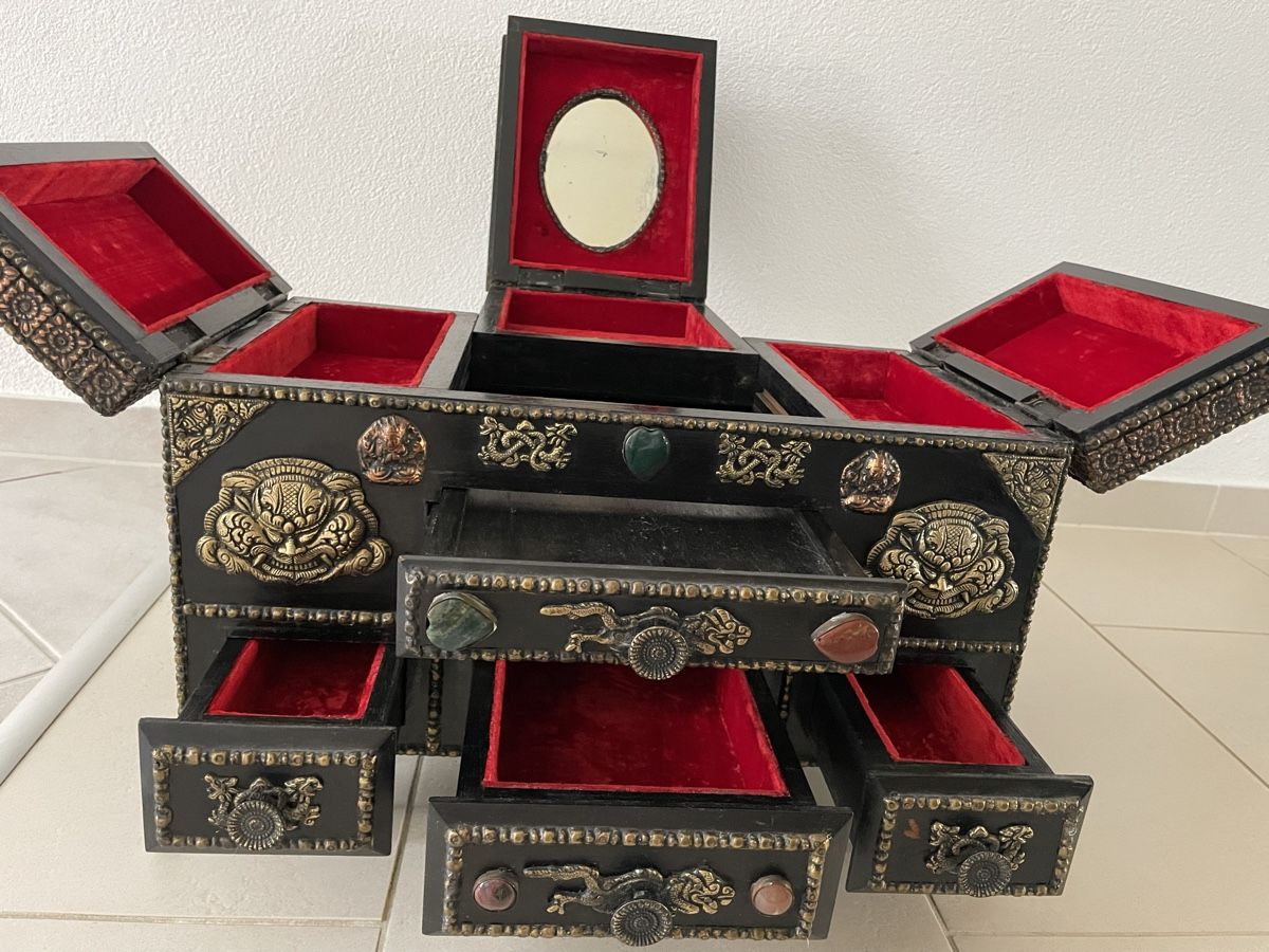 Barattoli: Schmuck Kasten / Schatulle antik – Nuovo (secondo la descrizione) da Lindau venduto da Gybsi0 5
