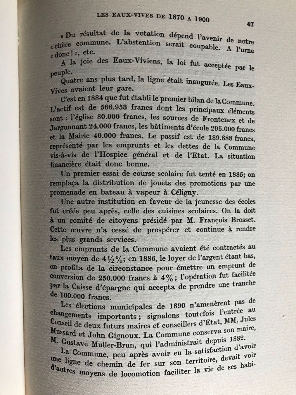 Libri: La commune des Eaux-Vives de 1798 à 1930 – Usato da Ste-Croix venduto da mjmg 7