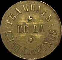 Token-Jeton, Tramways La Chaux de Fonds