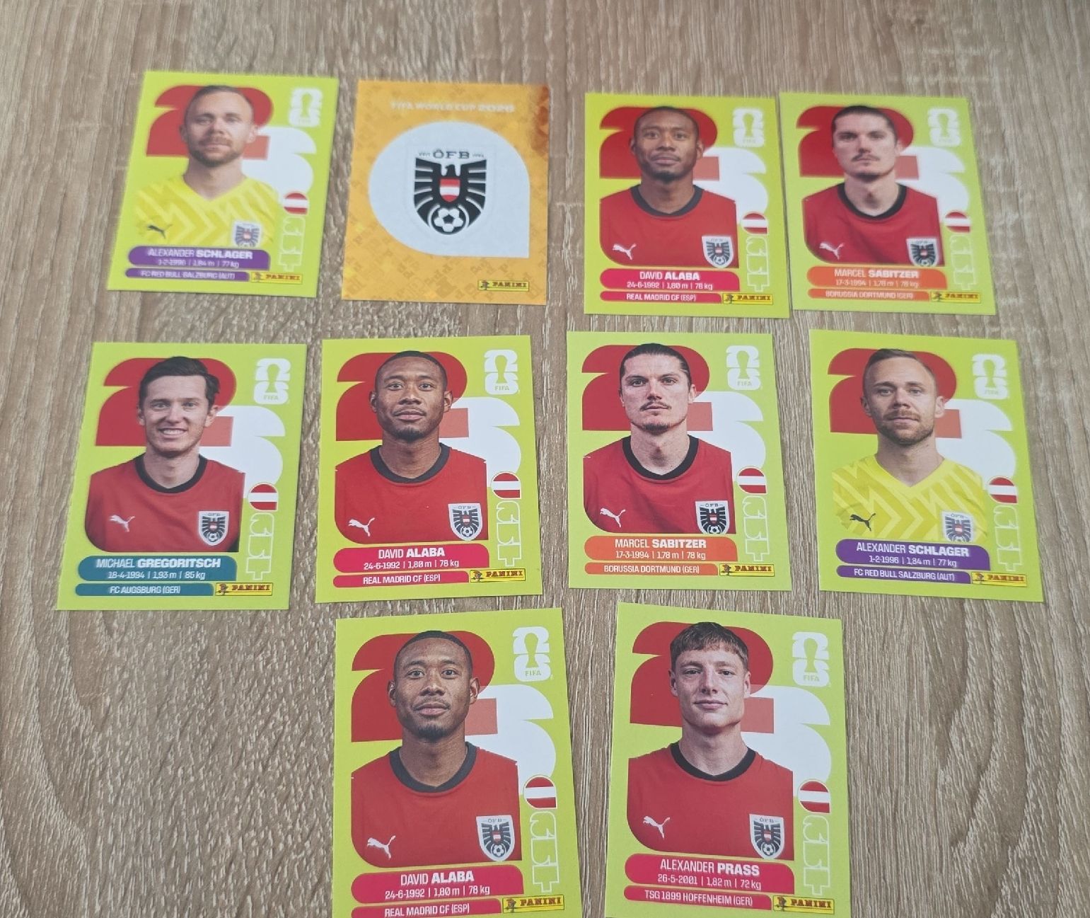 Panini Carte collezionabili: Figurine Panini Austria  – Usato da Massagno venduto da Arj87