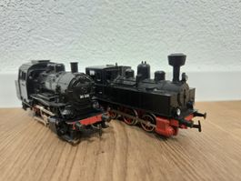 Märklin H0 2× Dampflok