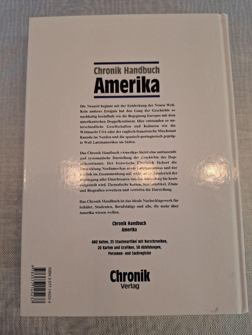 Libri: Chronik Handbuch Amerika - Geschichte der USA – Nuovo (secondo la descrizione) da Bäretswil venduto da Galada 7