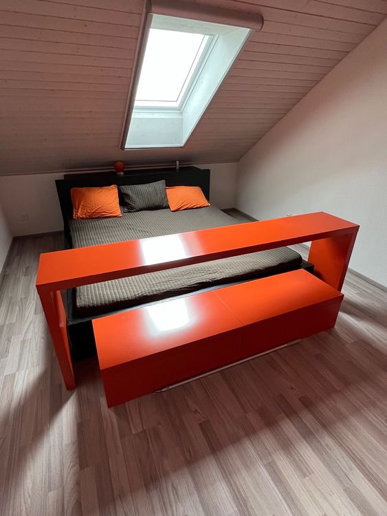 IKEA Malm Bett inkl. Kopfteil/Schubladen (schwarzbraun) Kaufen auf Ricardo