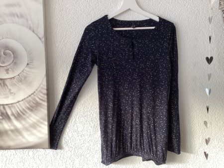 Schönes Opus Shirt, Grösse 38, dunkelblau mit Muster