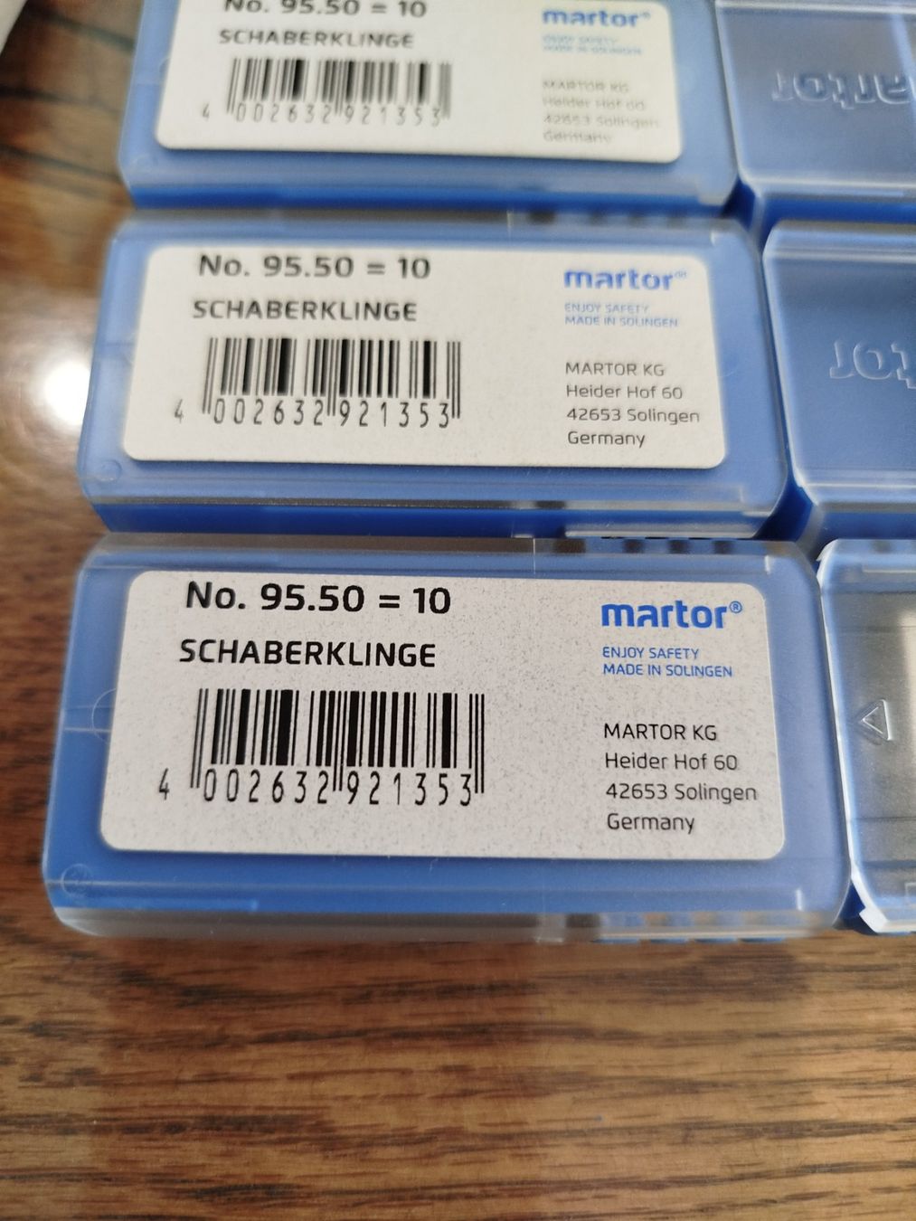 Tutti gli attrezzi: Martor Schaberklingen, 8 pack. neu No.95.50 – Nuovo e nell'imballaggio originale da Muri AG venduto da philu83 3
