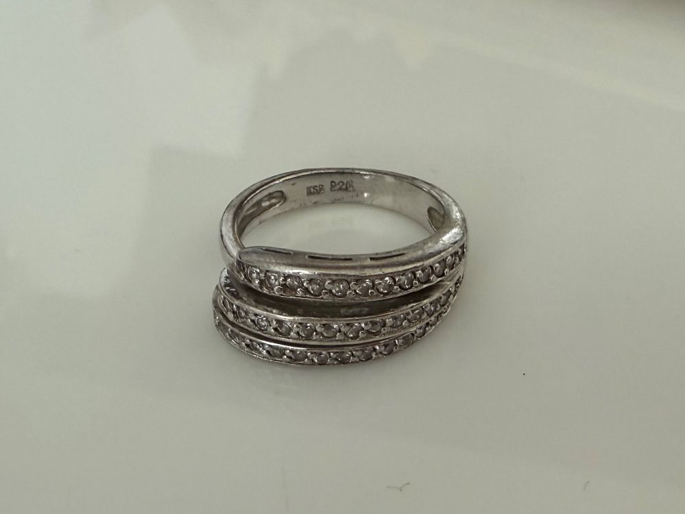 Anelli: Silber Ring mit Zirkonia – Usato da Oetwil an der Limmat venduto da Prinzaessli123