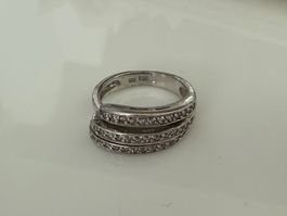 Silber Ring mit Zirkonia