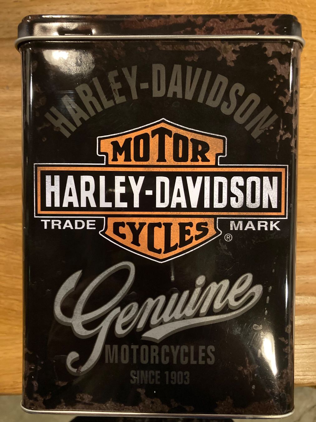 Tutte le decorazioni: Harley-Davidson Blechdose, nostalgic arts – Usato da Winterthur venduto da mailer57