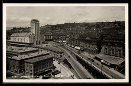 Lausanne, Le Grand-Pont et la Tour Bel-A