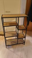 Regal TRAPPEDAL 5 Regale schwarz/Eiche warm
