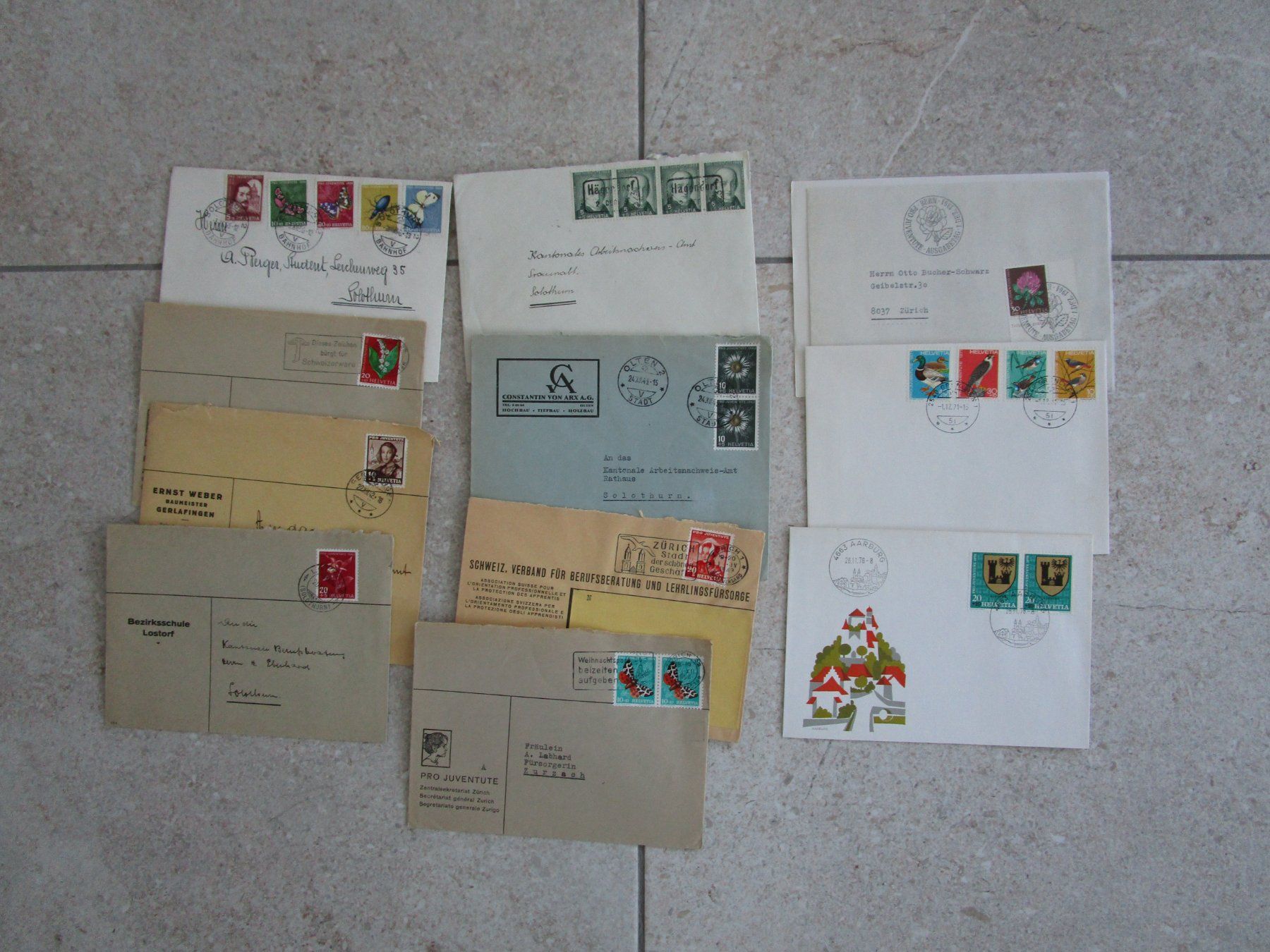 Tutti i francobolli: Lot Briefmarken Pro Juventute – Usato da Grenchen venduto da Uhus15 2
