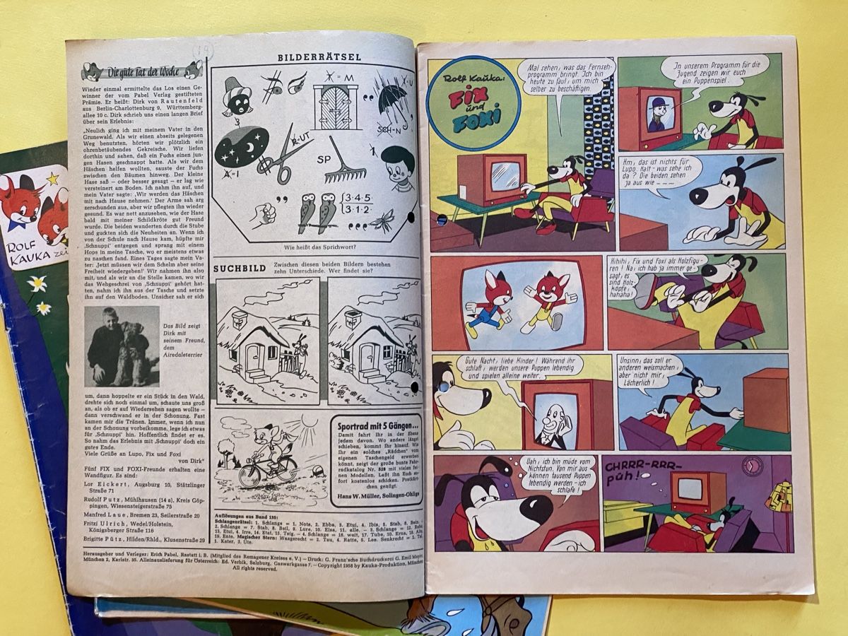 Fumetti: Fix und Foxi 4er Konvolut Klassiker – Usato da Zuerich venduto da SonderArt-Wertgut 4