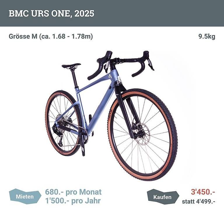 Biciclette: BMC URS ONE (2025), Grösse M – Usato da Zürich venduto da Bikerevier_GmbH 1