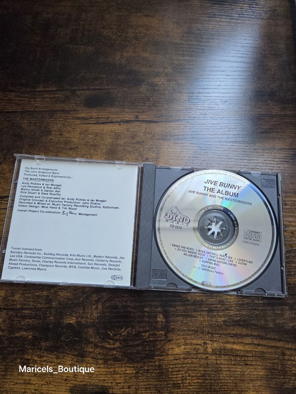 CD: JIVE BUNNY THE ALBUM CD used  – Usato da Winterthur venduto da Maricels_Boutique 2