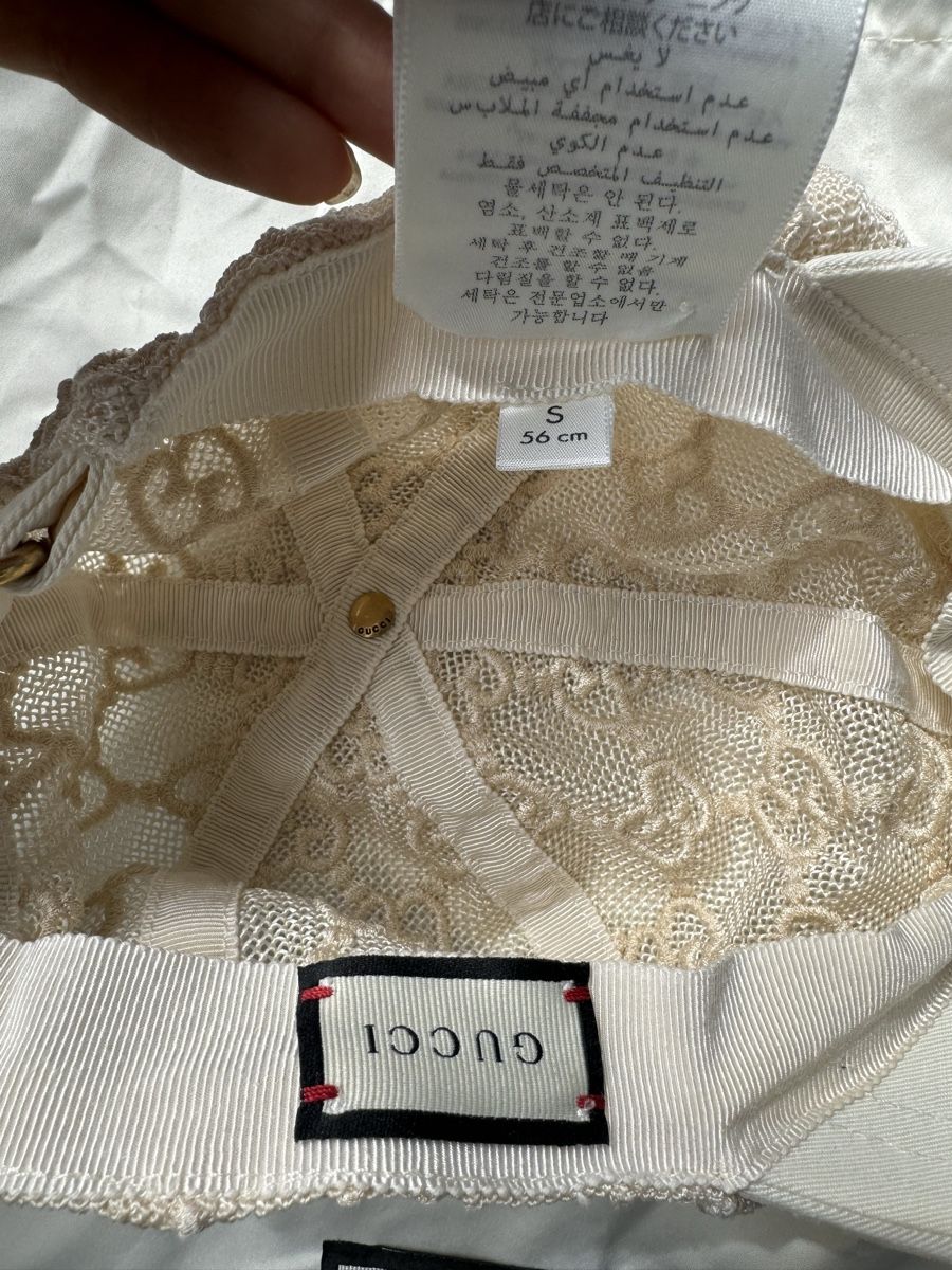 Gucci Copricapi, berretti & cappellini: Rare Gucci GG Monogram Lace Cap – Nuovo (secondo la descrizione) da Zürich venduto da forestF4iry 6