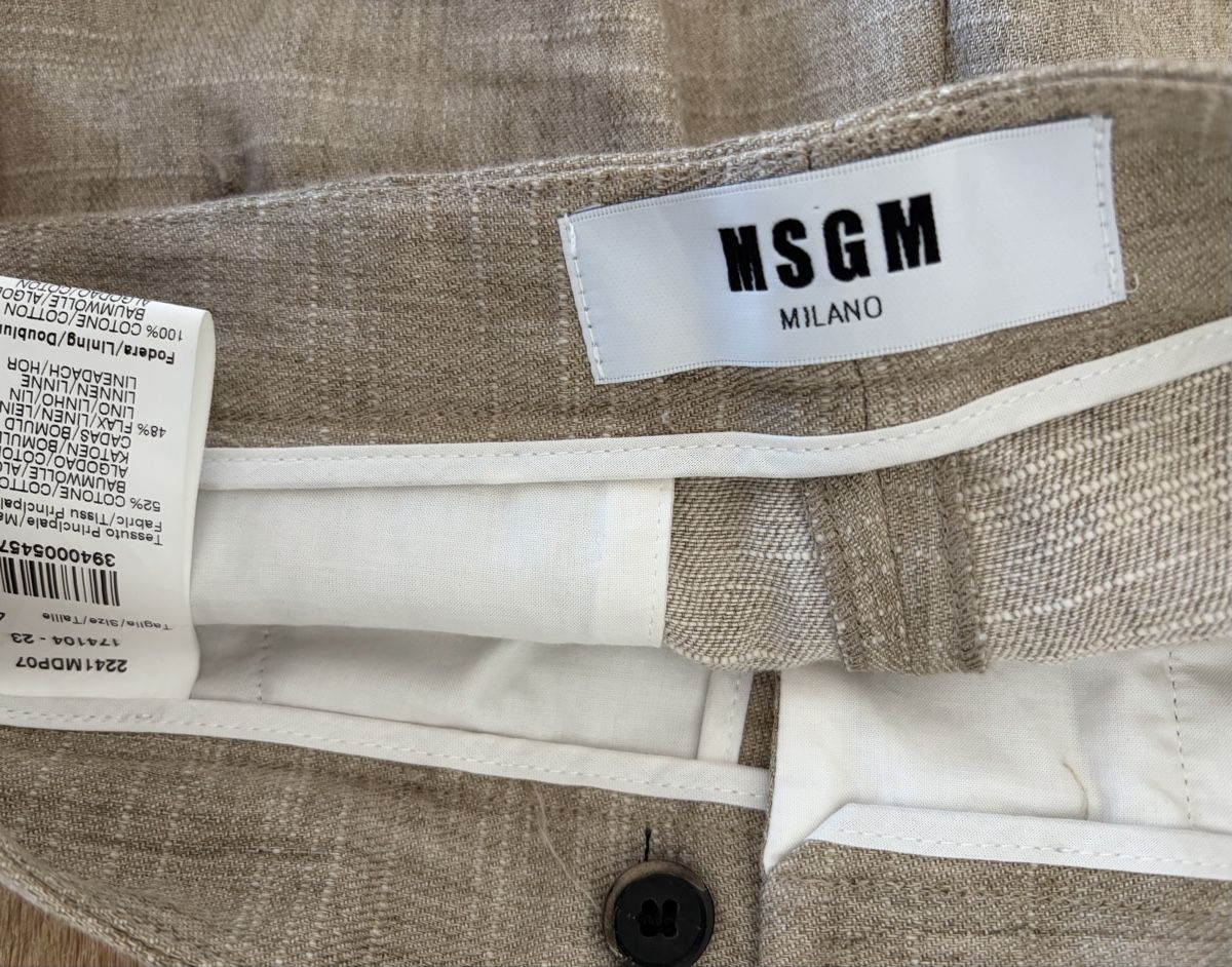 Pantaloni: MSGM Milano trousers – Nuovo (secondo la descrizione) da Zürich venduto da Moremoneymoney 2