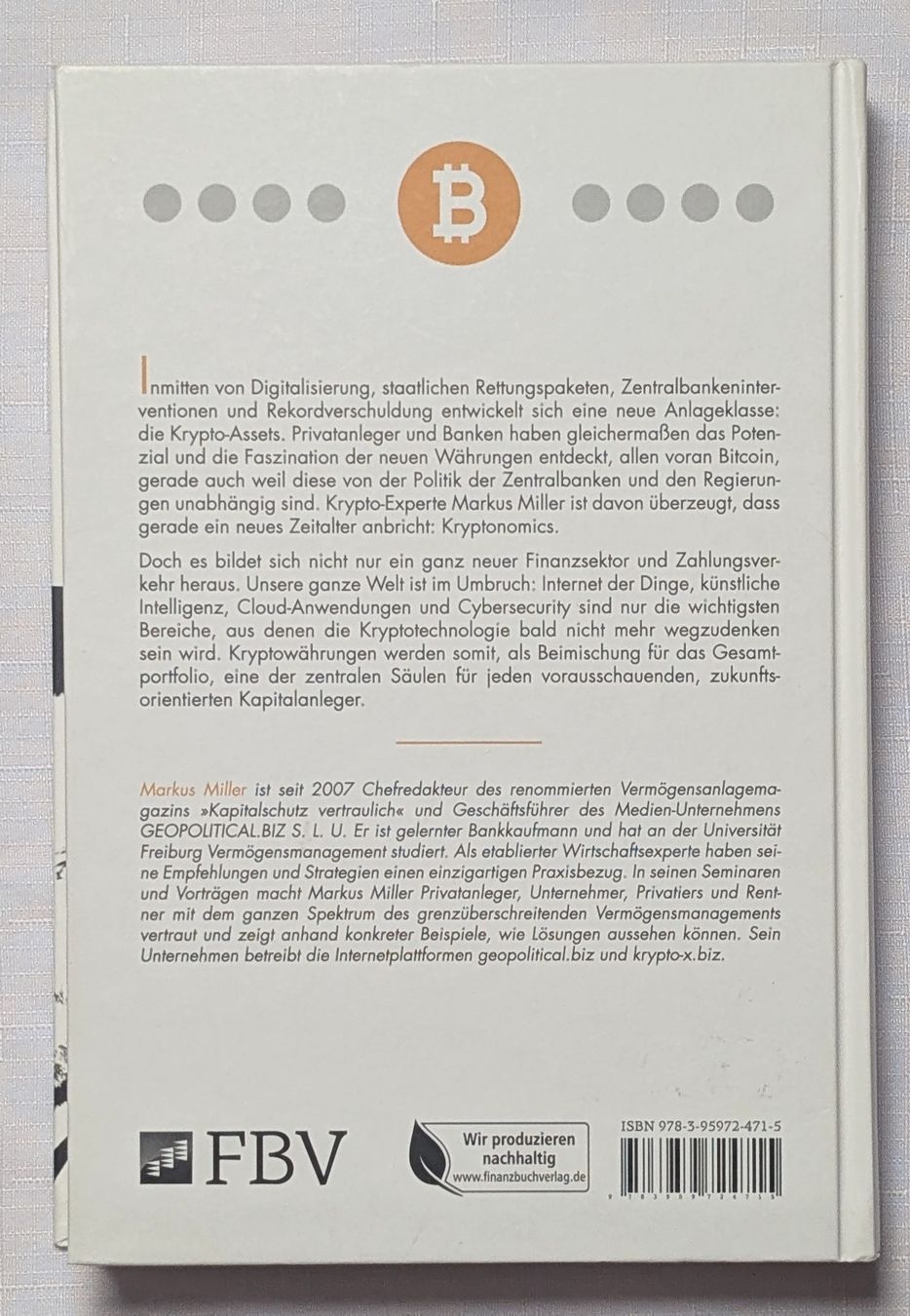 Bücher: Kryptonomics - Markus Miller – Neu (gemäss Beschreibung) aus Wängi von ABIZONE-86 1