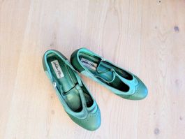 Lulu Hun green shoes 40 rockabilly pin up