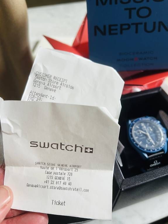 Orologi: Moonswatch Neptune 2025  – Usato da Colombier VD venduto da Xzbit 2