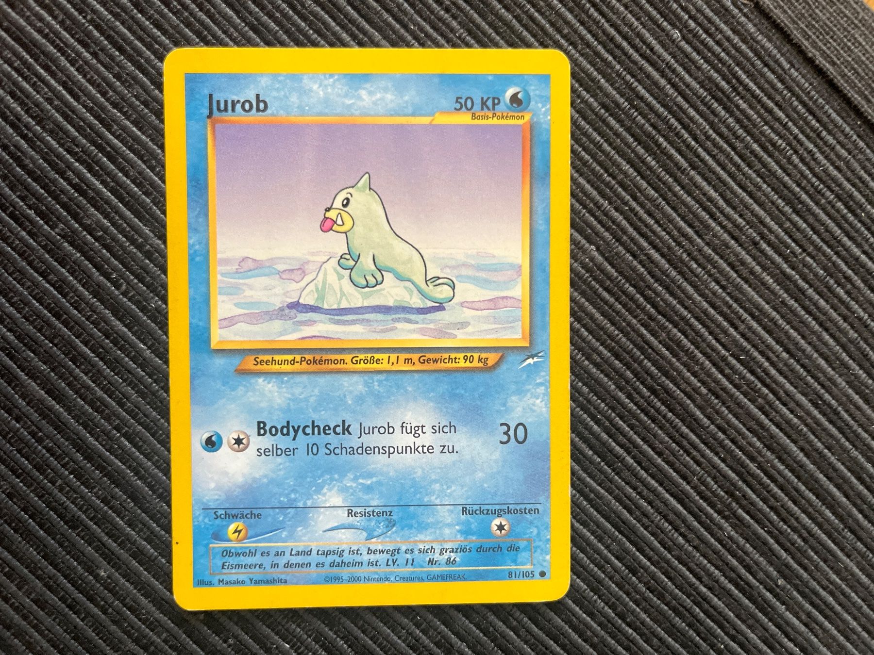 Pokémon Carte collezionabili: Pokemon Jurob Neo Destiny – Usato da Wabern venduto da Collectfun