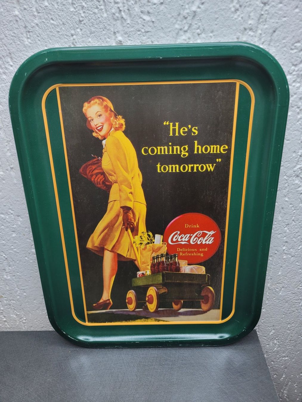 Winterling Piatti di portata: Vintage coca cola serving tray – Usato da Tann venduto da WSD