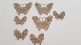 Applikation Schmetterling *ROYTEX Gold 7St.