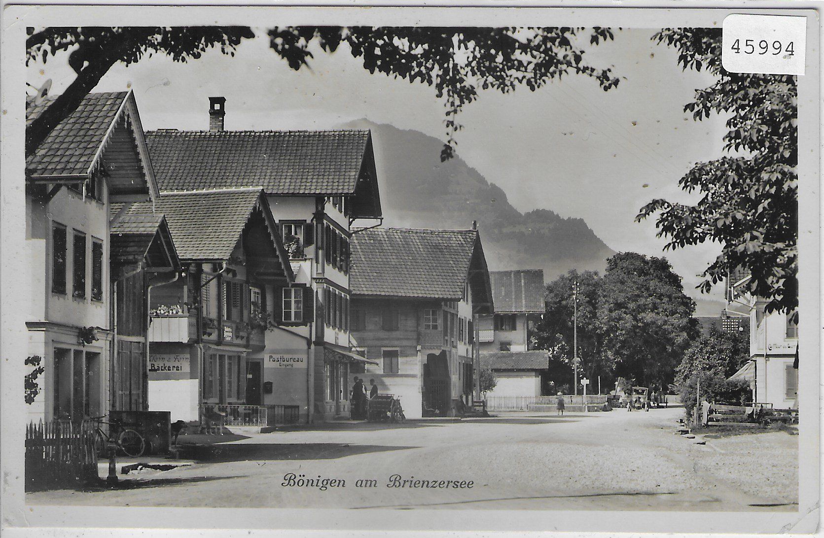 Cartoline postali: Böningen am Brienzersee mit Postbureau – Usato da Ettingen venduto da Kartenplanet