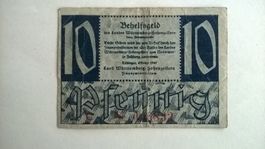 10 Pfennig rare(Wuttenberg) occupation Française 10/1947 BE