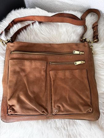 Fossil Ledertasche braun