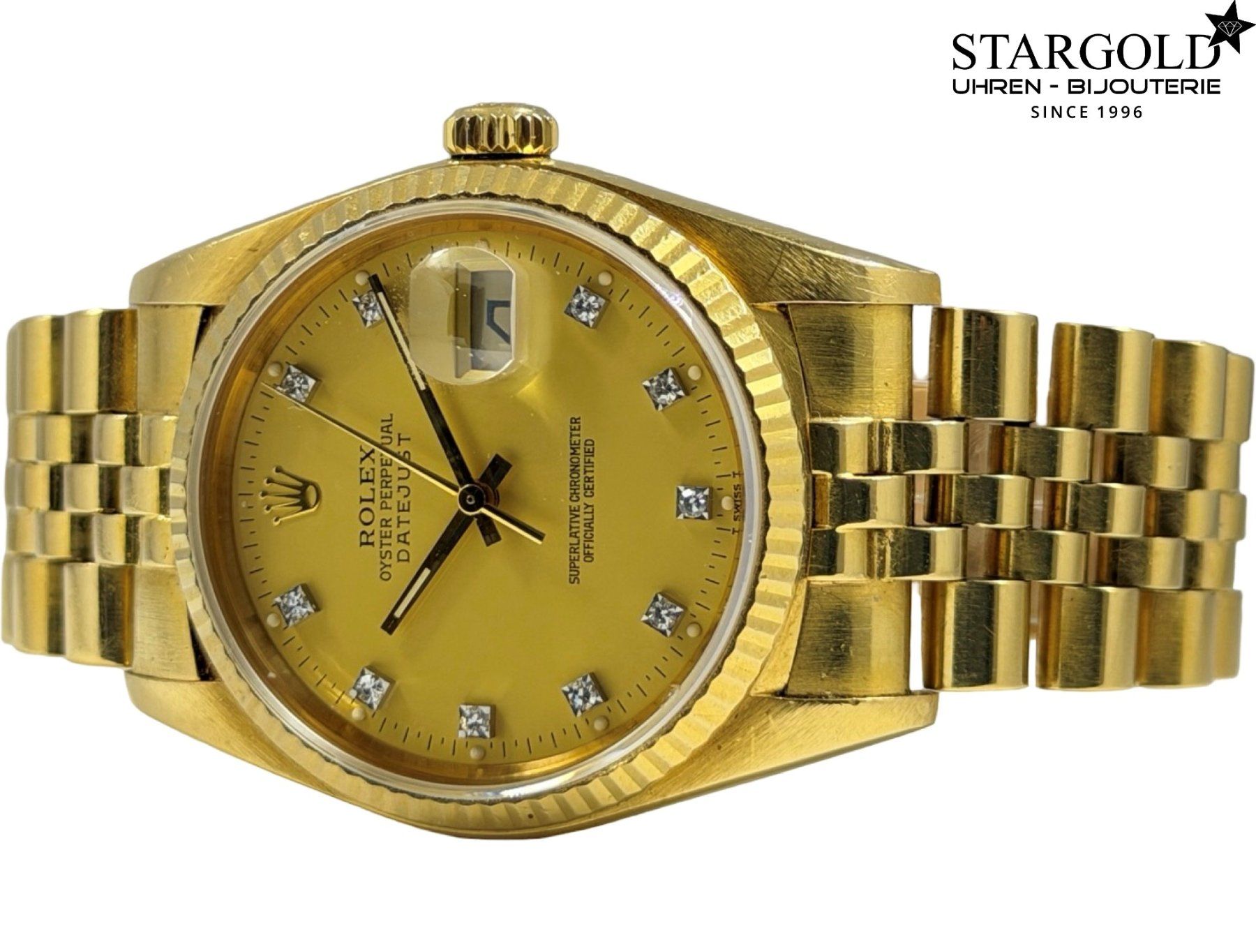 Rolex Orologi: Rolex Datejust 18K Gold - 16018 – Usato da Zürich venduto da Stargold-Uhren 1