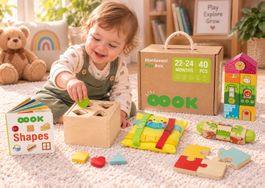 Montessori Play Box 22-24 Monate 40-teilig neu
