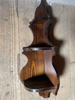 Ab 1.- !! Wandregal Holz Eckregal braun rustikal gebraucht