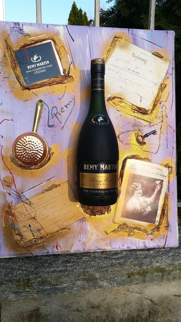 Autogramme: Rost "Remy Martin" Collage – Gebraucht aus Zürich von Galerie-Kunst