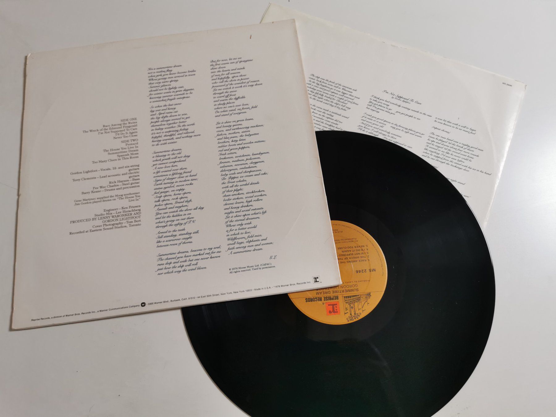 Schallplatten: GORDON LIGHTFOOT - SUMMERTIME DREAM – Gebraucht aus Grafenried von House-of-Oldies 1
