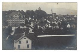 AK Uster s/w Ortsbild