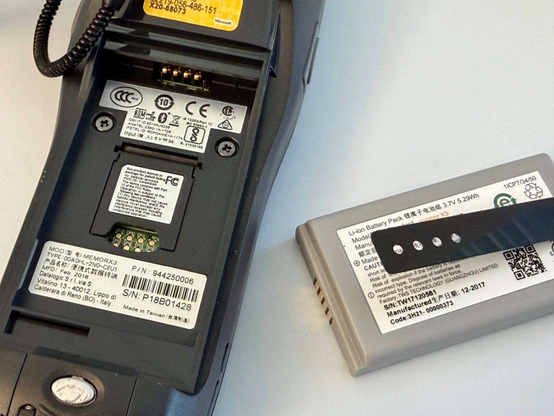 Scanner: Datalogic Memor X3 / Barcode Scanner – Usato da Einigen venduto da Medicom-Pharma 3