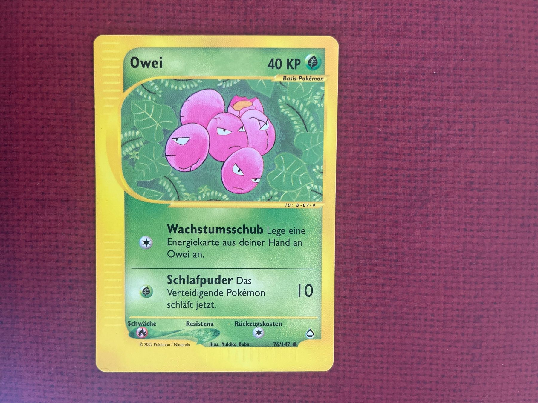 Pokémon Carte collezionabili: Pokemon Owei Aquapolis deutsch – Usato da Wabern venduto da Collectfun