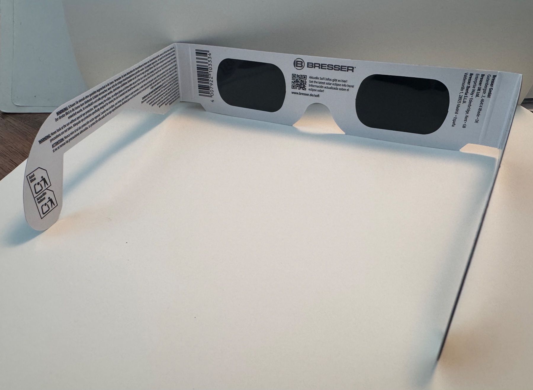 Lunettes & Verres: Sonnenfinsternis Brille Bresser / Solar Eclipse Bresser – Neuf avec emballage d'origine à Zürich par Bertis5 1