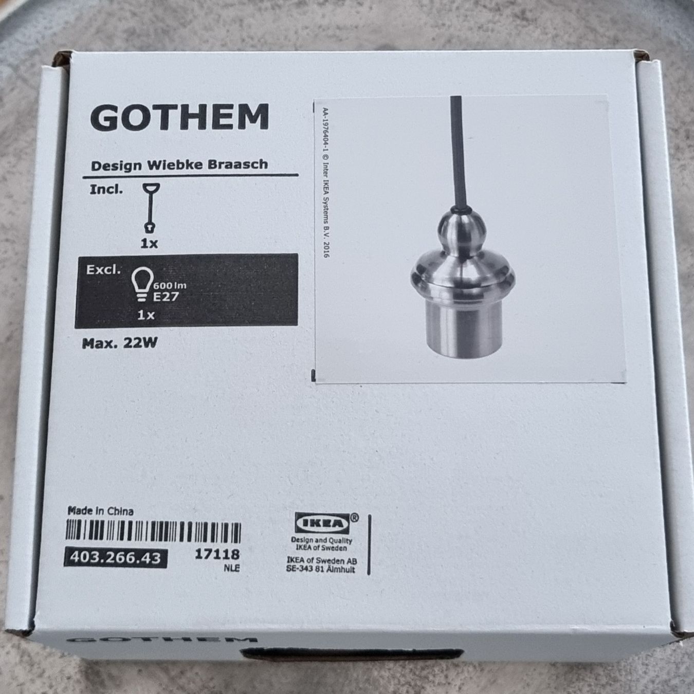 Ikea Lustres & lampes de plafonds: Lampe  Ikea – Neuf avec emballage d'origine à Frauenfeld par Bleeddragon