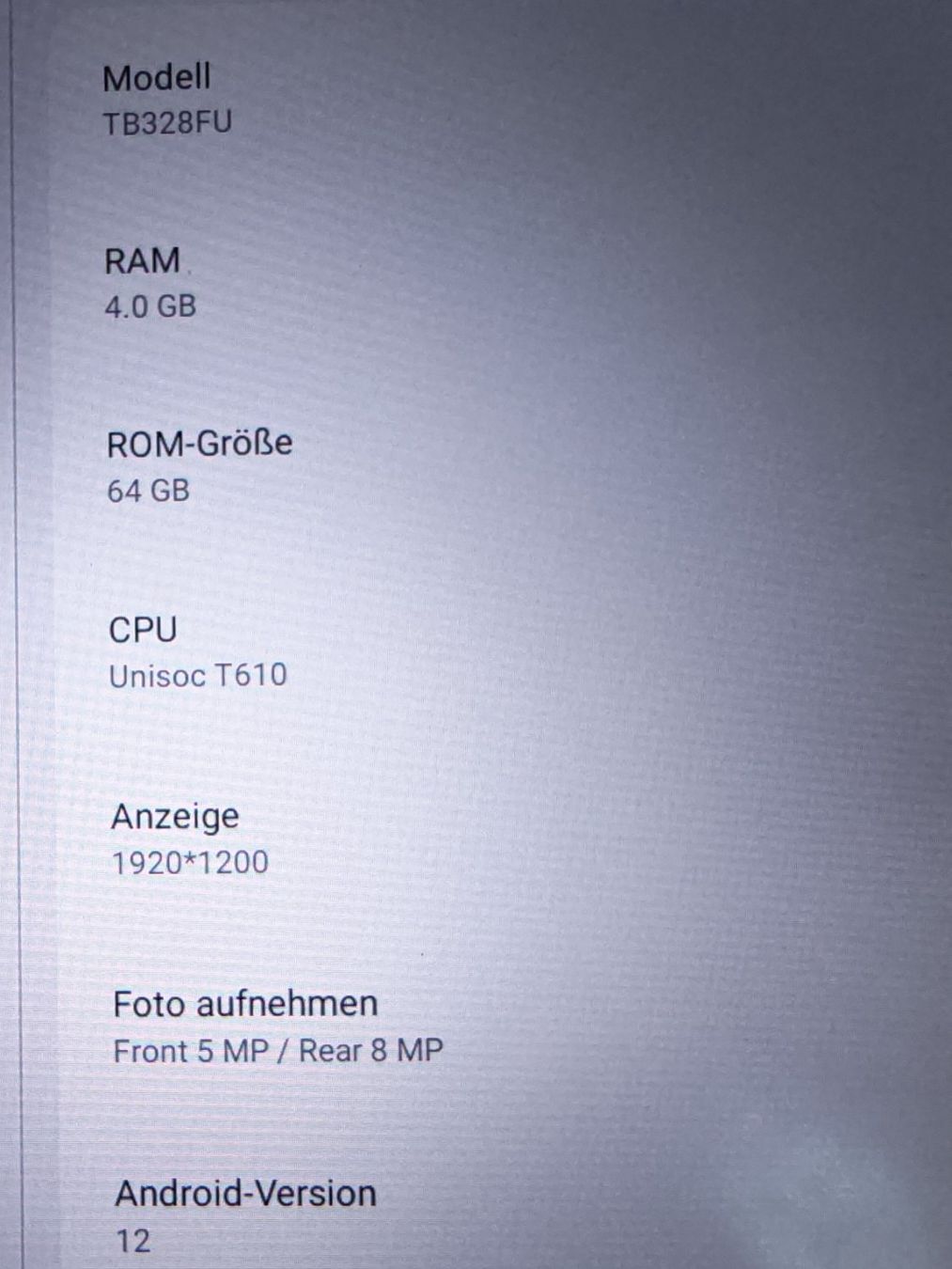 Lenovo Tablet PC: LENOVO Tab M10 (3rd Gen / Modell: TB328FU) – Usato da Altenrhein venduto da TAZamaNAZ 4