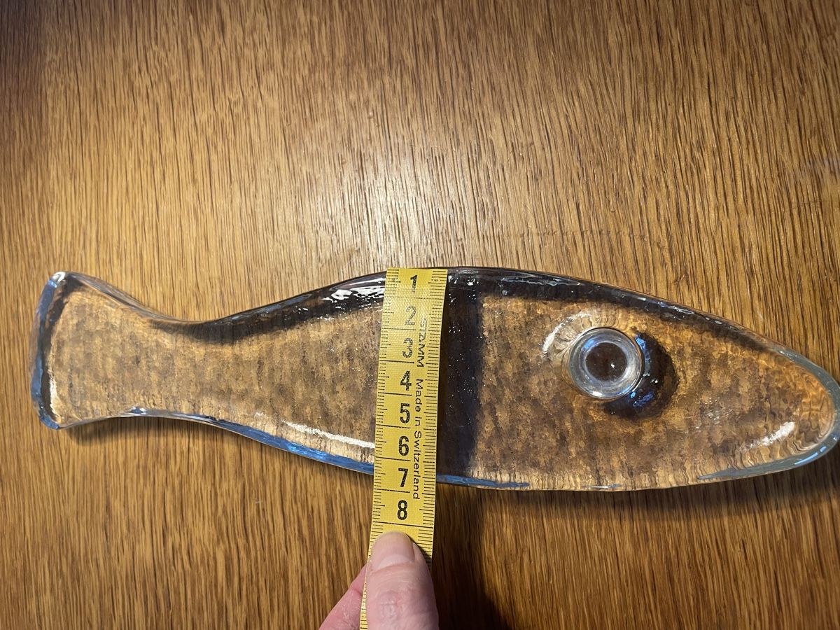 Glasi Hergiswil Tutte le decorazioni: Dekofisch aus Glas, Glasi Hergiswil – Nuovo (secondo la descrizione) da Dietlikon venduto da VintageStudioZurich 1