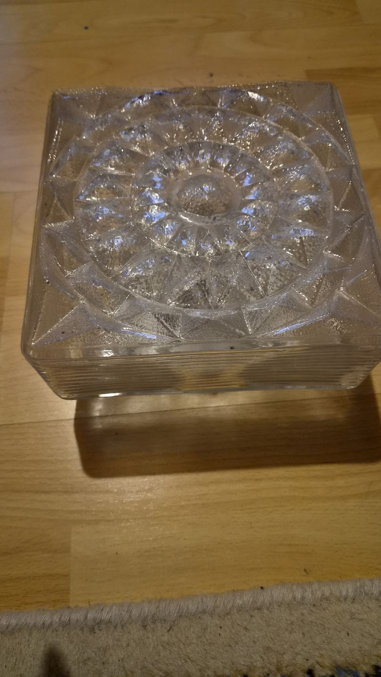 Lustres & lampes de plafonds: Mid Century Deckenleuchte dickes Glas – D'occasion à Kölliken par MissesBossTop1