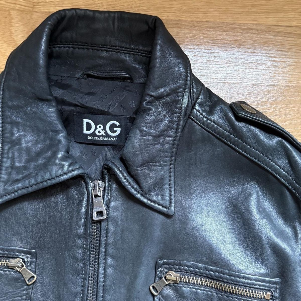 Dolce & Gabbana Jacken: Dolce & Gabbana Multipocket Leather Jacket – Gebraucht aus Zürich von sam_g2zl 2