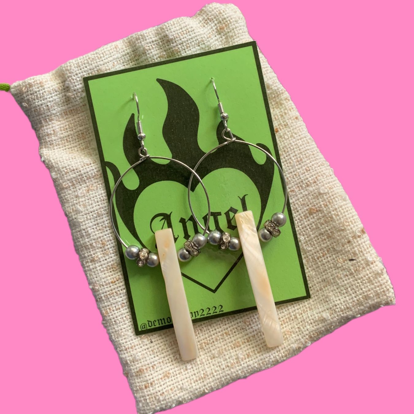 Orecchini pendenti & Orecchini a lobo: “Ino” earrings – Nuovo (secondo la descrizione) da Basel venduto da demonbaby2222