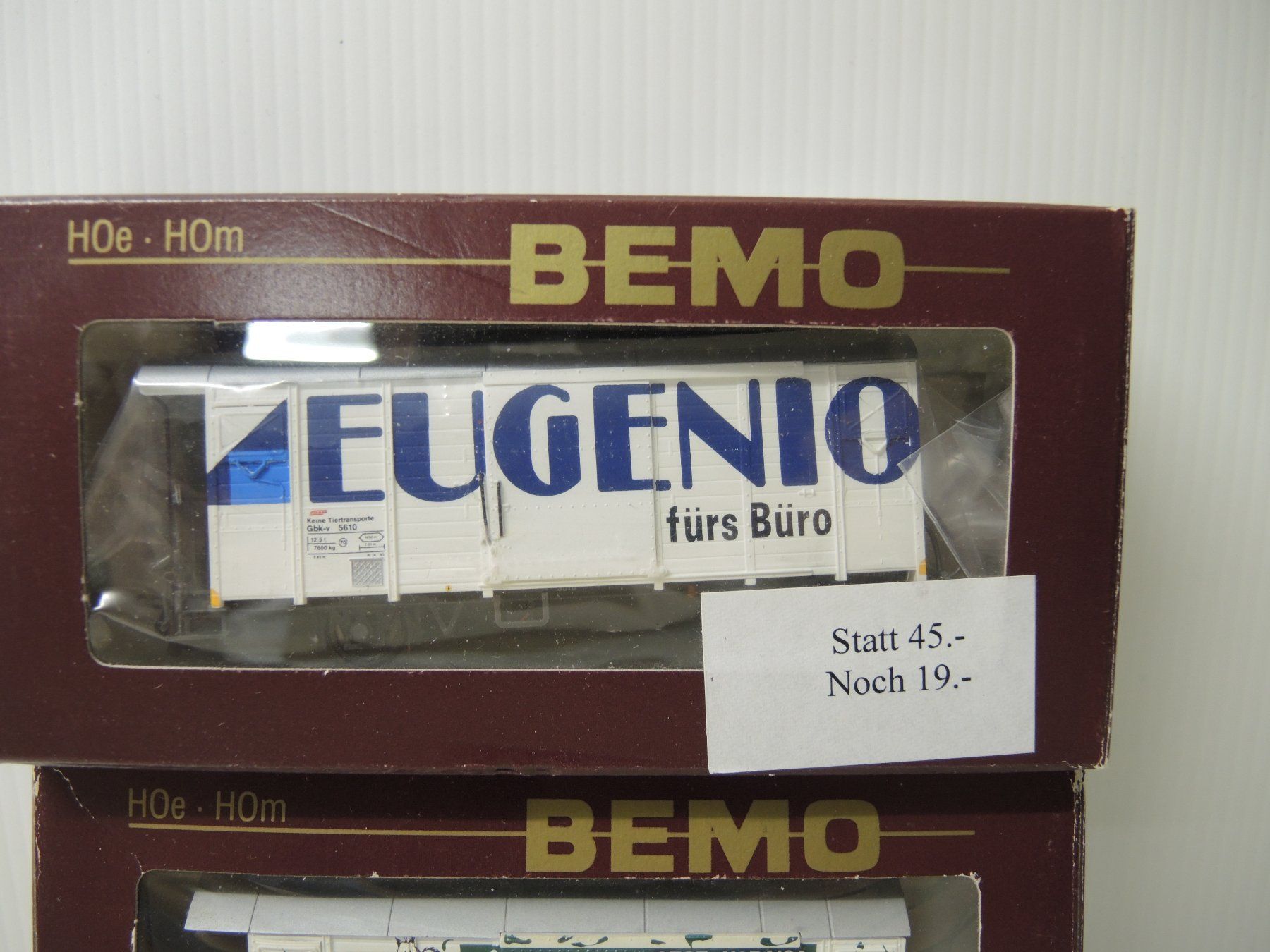 Bemo Trains électriques: Bemo 6 diverse Güterwagen – D'occasion à Dagmersellen par fis_9hty 7