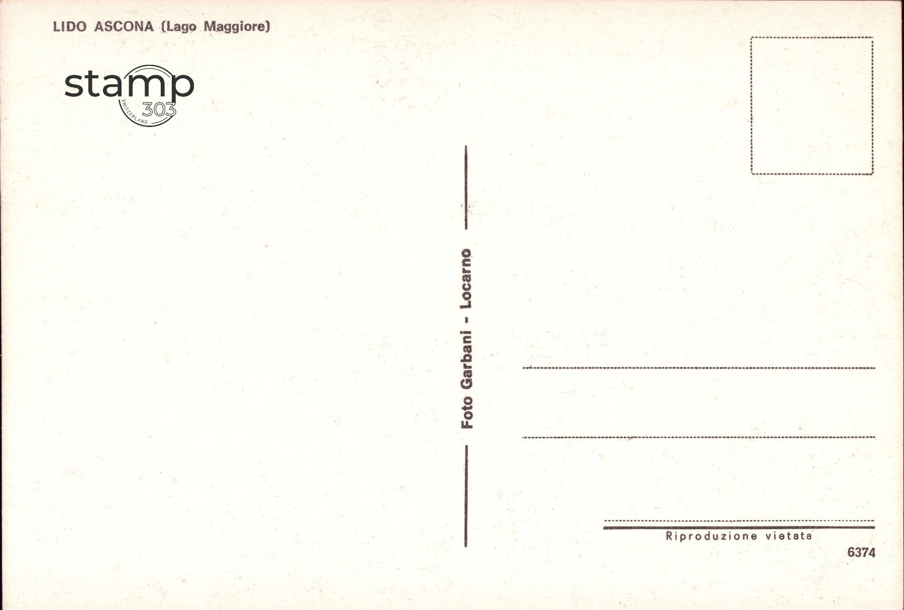 Cartoline postali: AK Ascona - Lido mit Lago Maggiore – Usato da Eggersriet venduto da stamp303 1