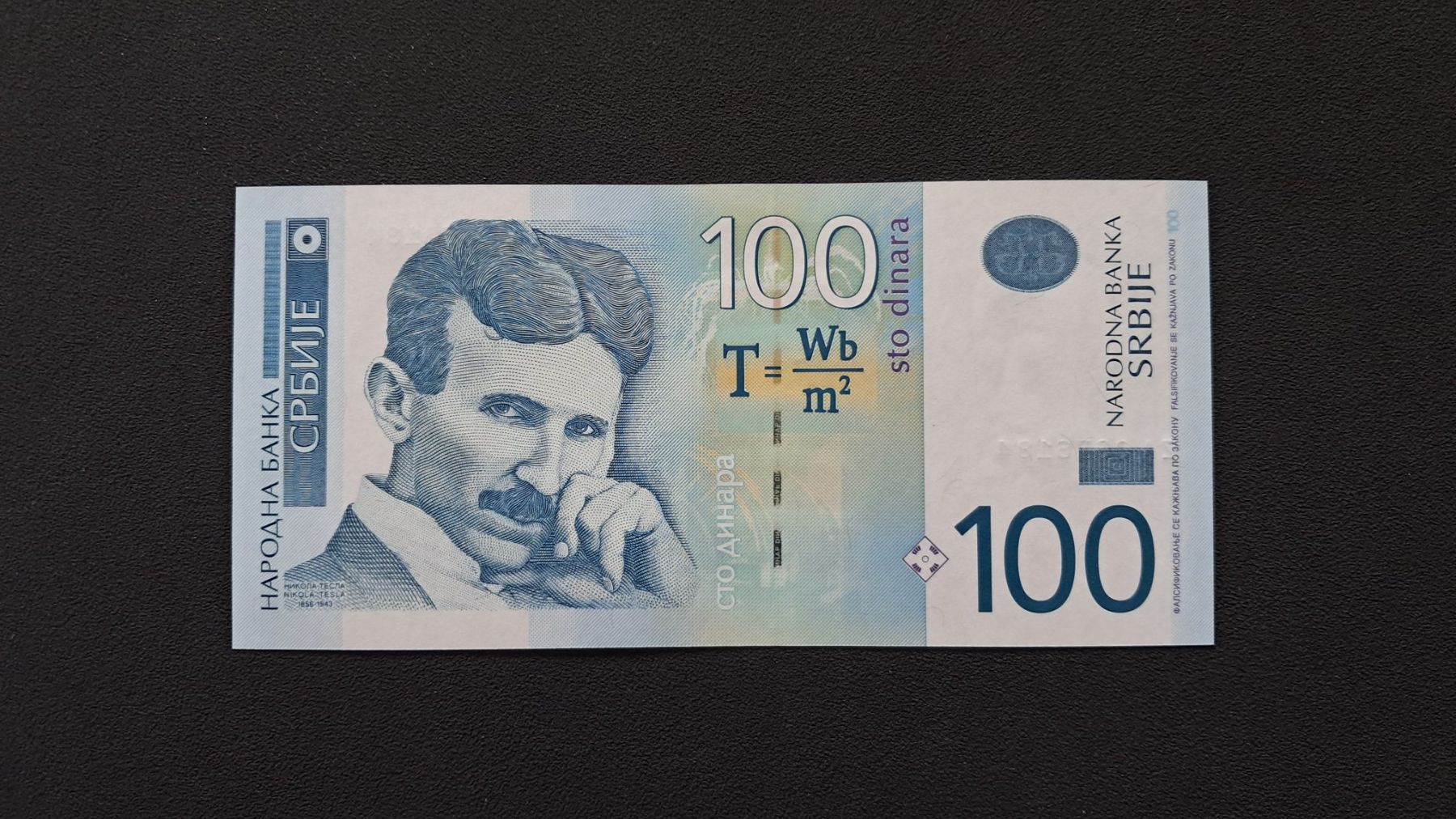 Banconote: Serbien  100 Dinara 2006 Unc – Nuovo e nell'imballaggio originale da Lufingen venduto da E-Auktion