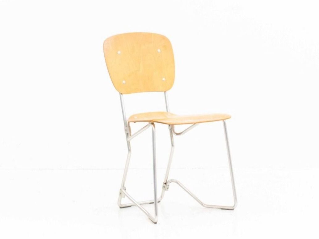 Sedie: Armin Wirth Aluflex Stühle 43cm - Silber – Usato da Zürich venduto da STUZH38
