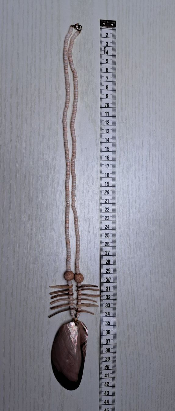 Ketten: Statement-Kette Perlmutt-Anhänger – Gebraucht aus Reutigen von IrisFashion 1